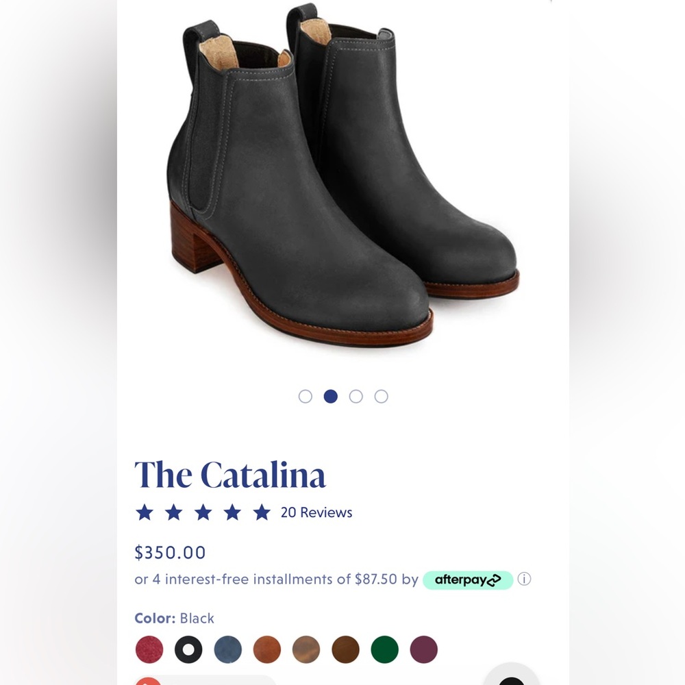 Adelante Catalina heeled Chelsea boot